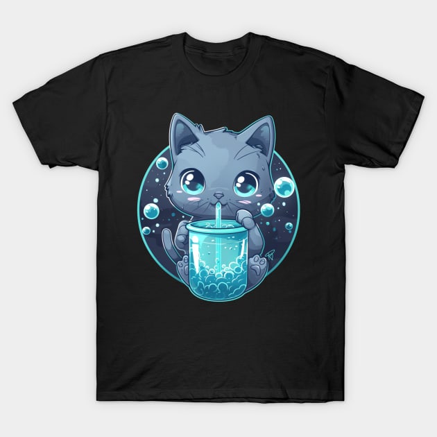 Kawaii Cat Emojis T-Shirt by skeleton sitting chained